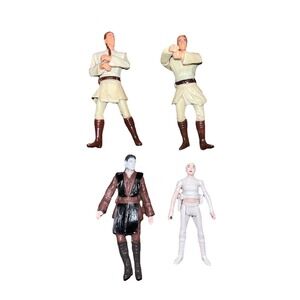 Star Wars Figure Lot 3x Anakin Skywalker Variants Sith Super Articulated & Padme
